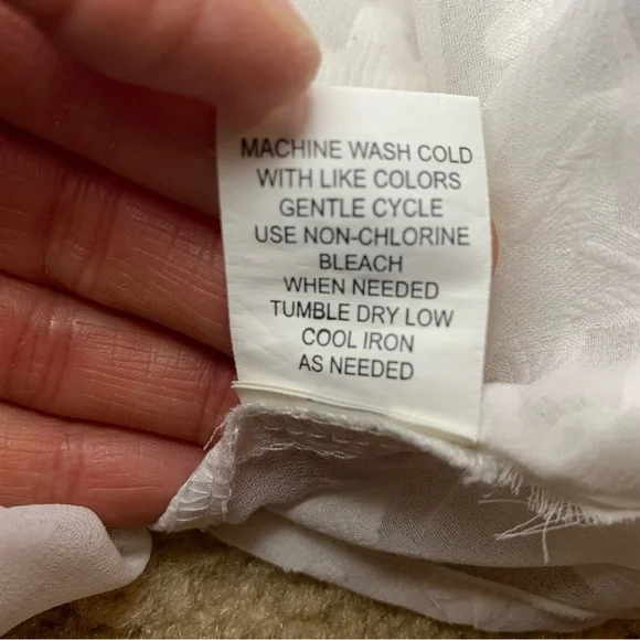 Club Z Collection White Sheer Star Beach Cover- Up - Sz M - Picture 10 of 16